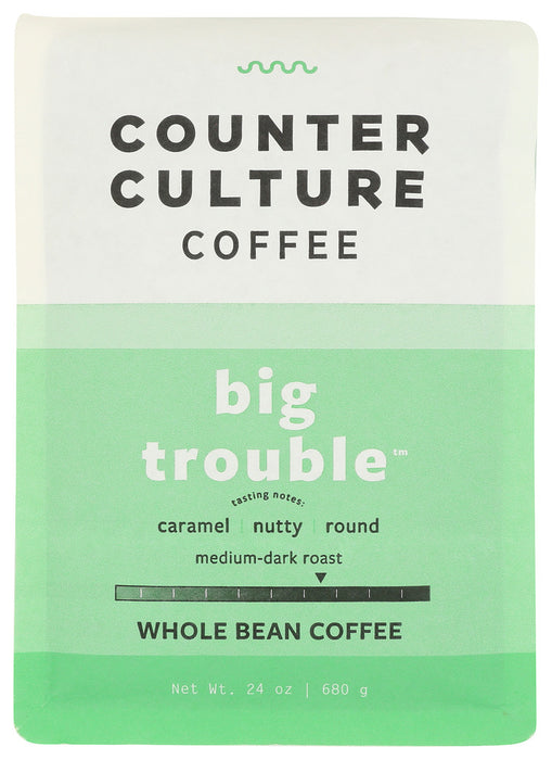 COUNTER CULTURE: Big Trouble Whole Bean Coffee, 24 oz