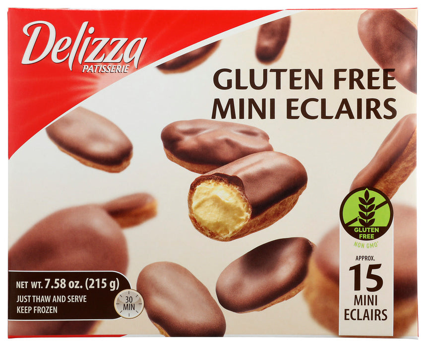 DELIZZA: Eclair Mini Gluten Free, 7.58 oz