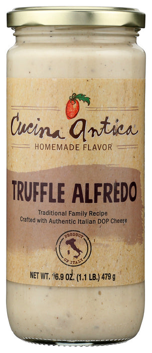 CUCINA ANTICA: Truffle Alfredo Pasta Sauce, 16.9 oz