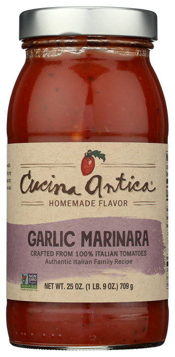 CUCINA ANTICA: Garlic Marinara Sauce, 25 oz