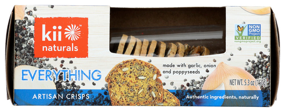 KII NATURALS: Crisps Everything, 5.3 oz