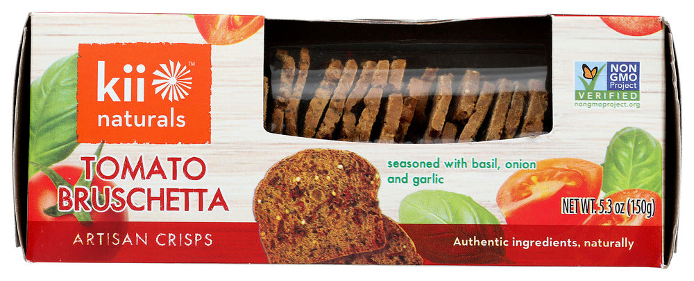 KII NATURALS: Tomato Bruschetta Artisan Crisps, 5.3 oz
