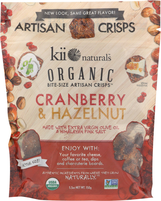 KII NATURALS: Bites Mini Crnbry Hzlnut, 5.3 oz