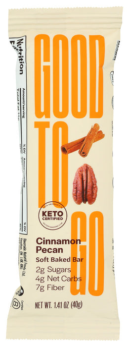 GOOD TO GO: Cinnamon Pecan Snack Bar, 1.4 oz