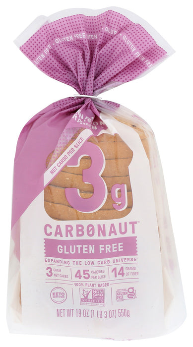 CARBONAUT: Bread Cinnamon Raisin Gf, 19 oz