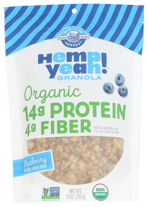 MANITOBA HARVEST: Blueberry Hemp Yeah! Granola, 10 oz