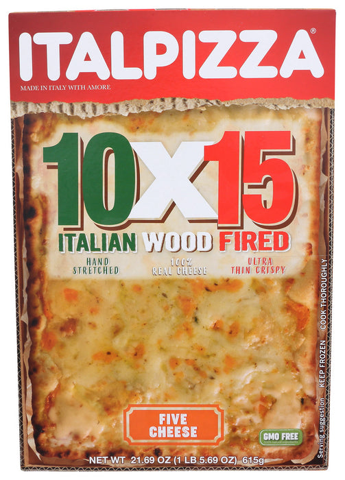 ITALPIZZA 10 X 15: Pizza 5 Chs Wood Fired, 22.6 oz