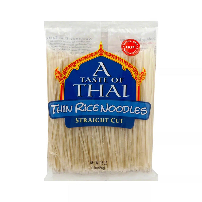 A TASTE OF THAI: Thin Rice Noodles, 16 Oz