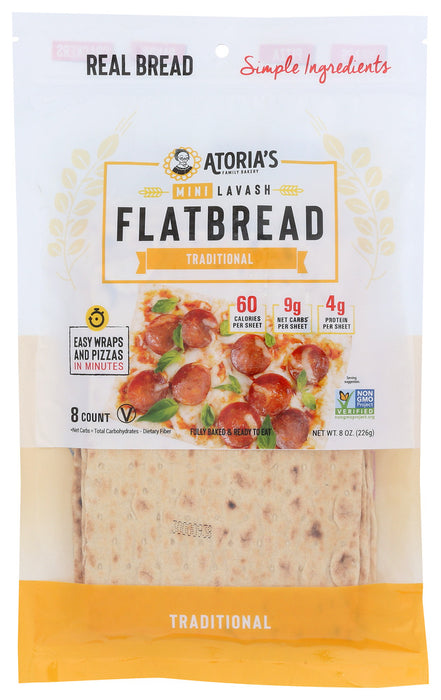 ATORIAS: Lavash Mini Traditional, 8 oz