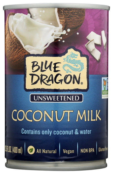 BLUE DRAGON: Unsweetened Coconut Milk, 13.5 oz