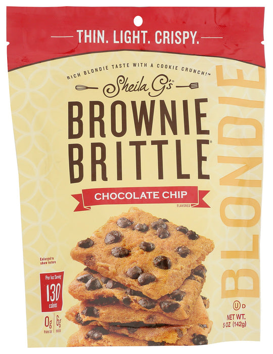 SHEILA GS: Chocolate Chip Blondies Cookie, 5 oz