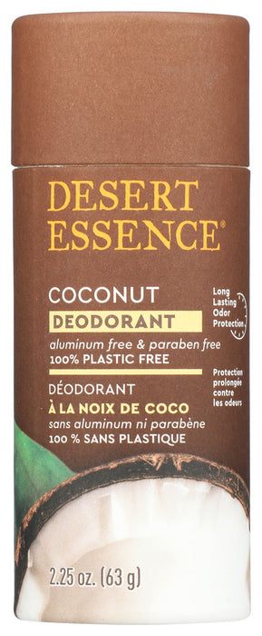 DESERT ESSENCE: Coconut Deodorant, 2.25 oz
