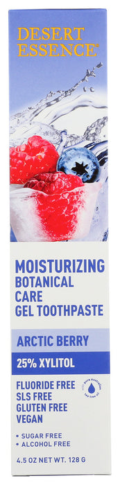 DESERT ESSENCE: Moisturizing Gel Toothpaste, 4.5 oz