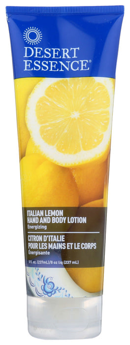 DESERT ESSENCE: Hand and Body Lotion Italian Lemon, 8 oz