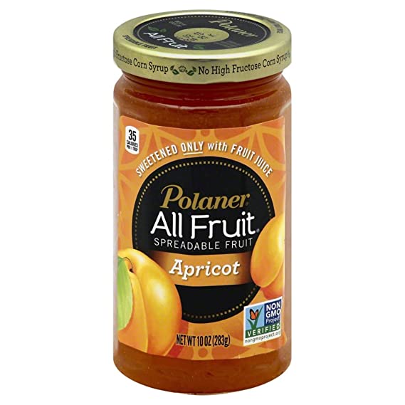 POLANER: Fruit Sprd Apricot, 10 oz