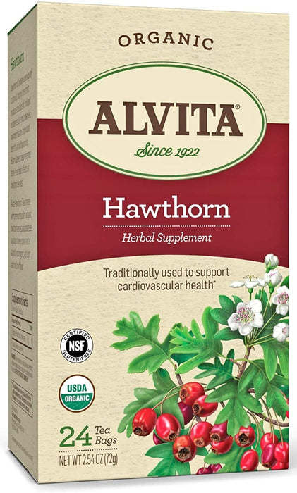 ALVITA: Tea Hawthorn Berry Org, 24 bg