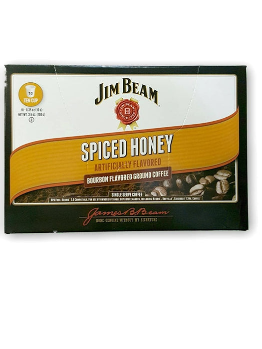 JIM BEAM COFFEE: Coffee Spcd Hony Sngl Srv, 10 pc