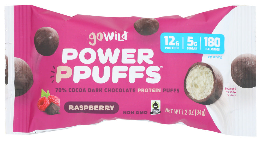 GO WILD: Power Ppuffs Raspberry, 1.5 oz
