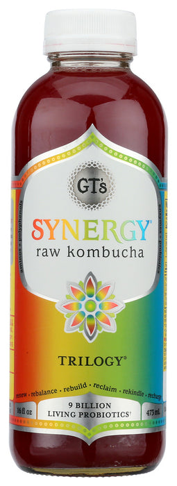GTS ENLIGHTENED: Kombucha Enlightened Synergy Trilogy Drink, 16 fl oz