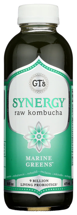GT'S ENLIGHTENED KOMBUCHA: Multi Green Tea, 16 oz