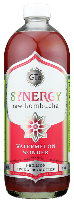 GT ENLIGHTENED SYNERGY: Drink Kombucha Watermelon Wonder, 48 fo