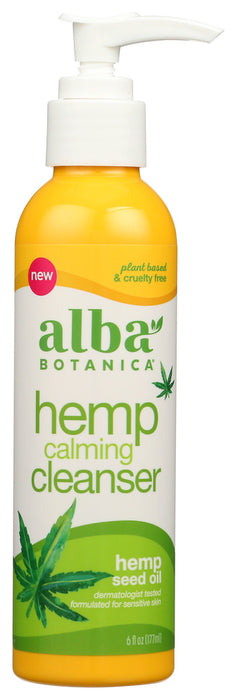 ALBA BOTANICA: Hemp Calming Cleanser, 6 oz