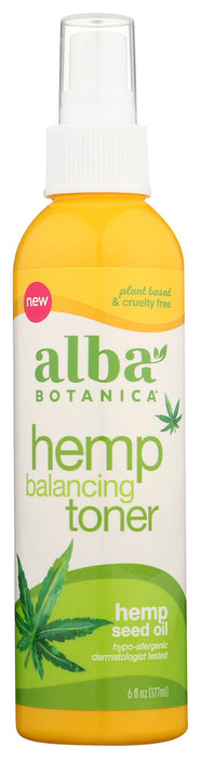ALBA BOTANICA: Hemp Balancing Toner, 6 oz