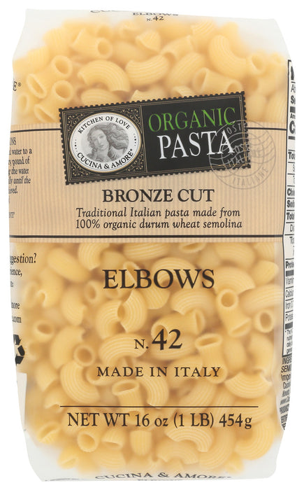 CUCINA & AMORE: Pasta Elbow 42, 16 oz