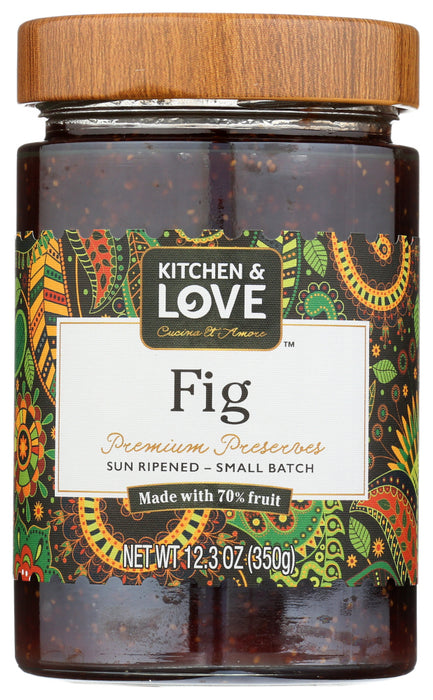 CUCINA & AMORE: Fig Premium Preserves, 12.3 oz