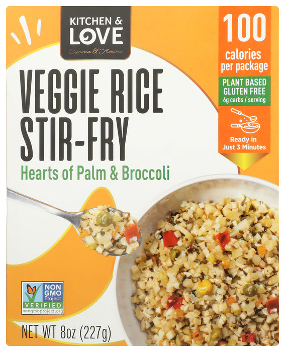 KITCHEN AND LOVE: Veggie Rice Stir Fry, 8 oz