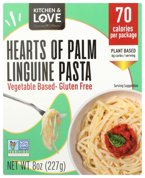 KITCHEN AND LOVE: Hearts of Palm Linguine Pasta, 8 oz