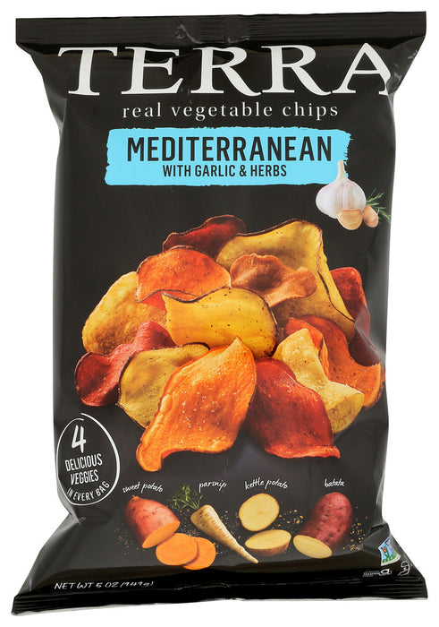 TERRA CHIPS: Exotic Vegetable Chips Mediterranean, 5 oz