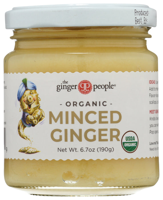 THE GINGER PEOPLE: Organic Minced Ginger, 6.7 Oz