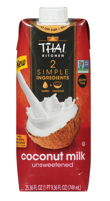 THAI KITCHEN: Unsweetened Coconut Milk, 25.36 fo