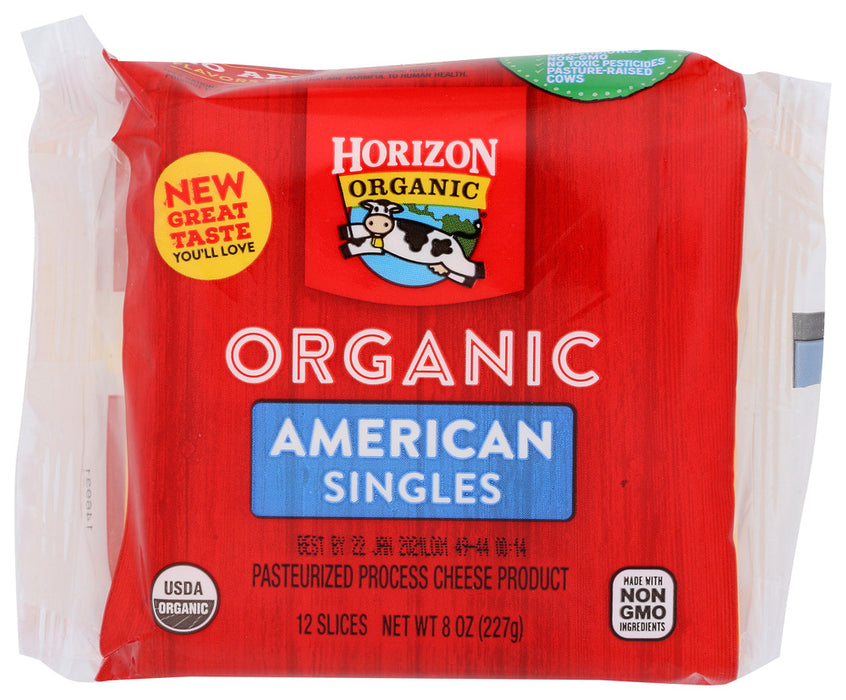 HORIZON: Organic American Cheese Singles 12 slices, 8 oz