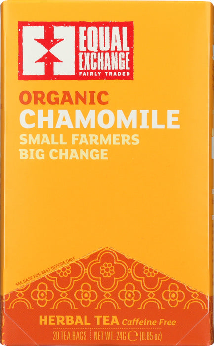 EQUAL EXCHANGE: Tea Chamomile Organic, 20 bg