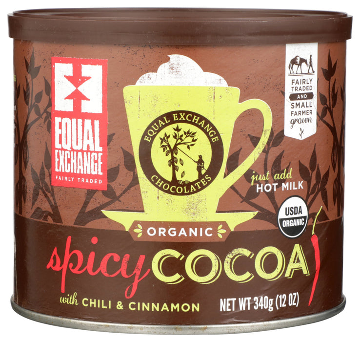 EQUAL EXCHANGE: Cocoa Mix Hot Spicy Organic, 12 oz