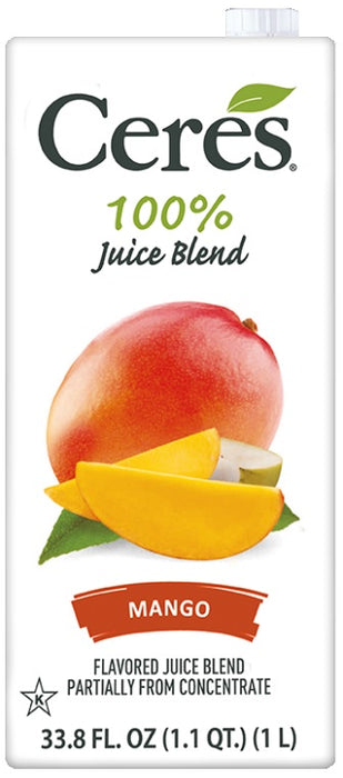 CERES: Mango Juice, 33.8 oz