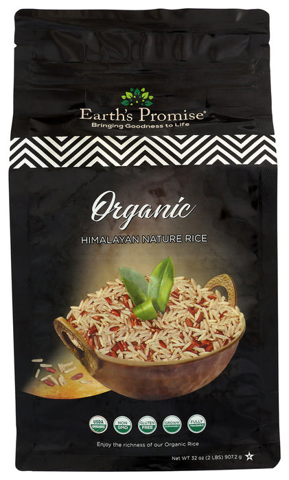 EARTHS PROMISE: Organic Himalayan Nature Rice, 2 lb