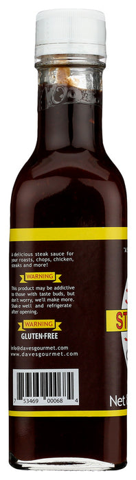 DAVES GOURMET: Steak Sauce, 8 oz