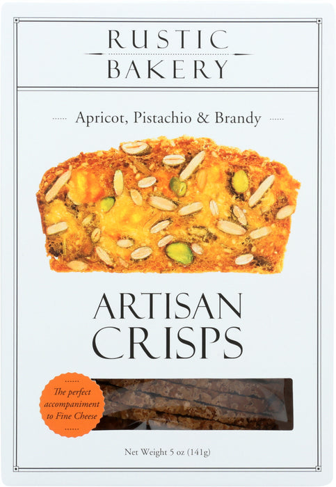 RUSTIC BAKERY: Crisps Apricot Pistachio, 5 oz