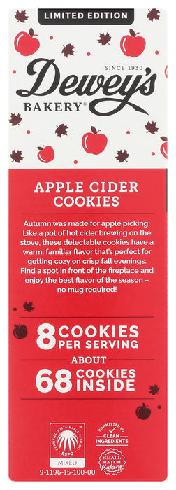 DEWEYS: Cookie Appl Cider Mravian, 9 oz
