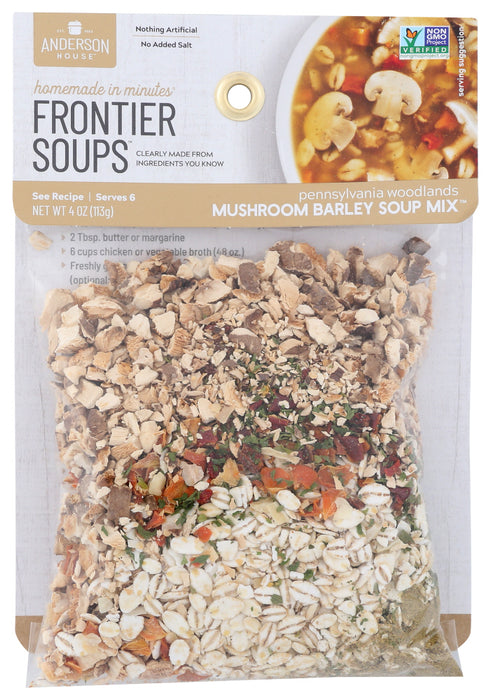 FRONTIER SOUP: Pennsylvania Woodlands Mushroom Barley Soup, 4 oz