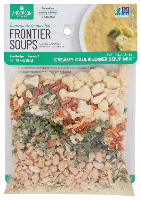 FRONTIER SOUP: Cali Coastline Creamy Cauliflower Soup, 4 oz