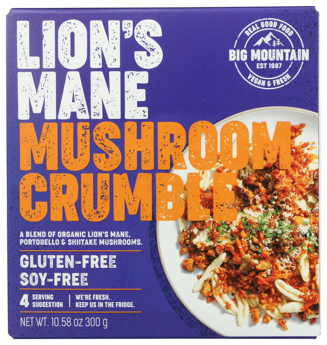 BIG MOUNTAIN FOODS: Lions Mane Mushroom Crumble, 10.58 oz