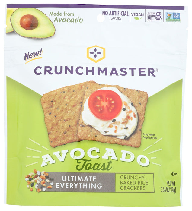 CRUNCHMASTER: Ultimate Everything Avocado Toast, 3.54 oz