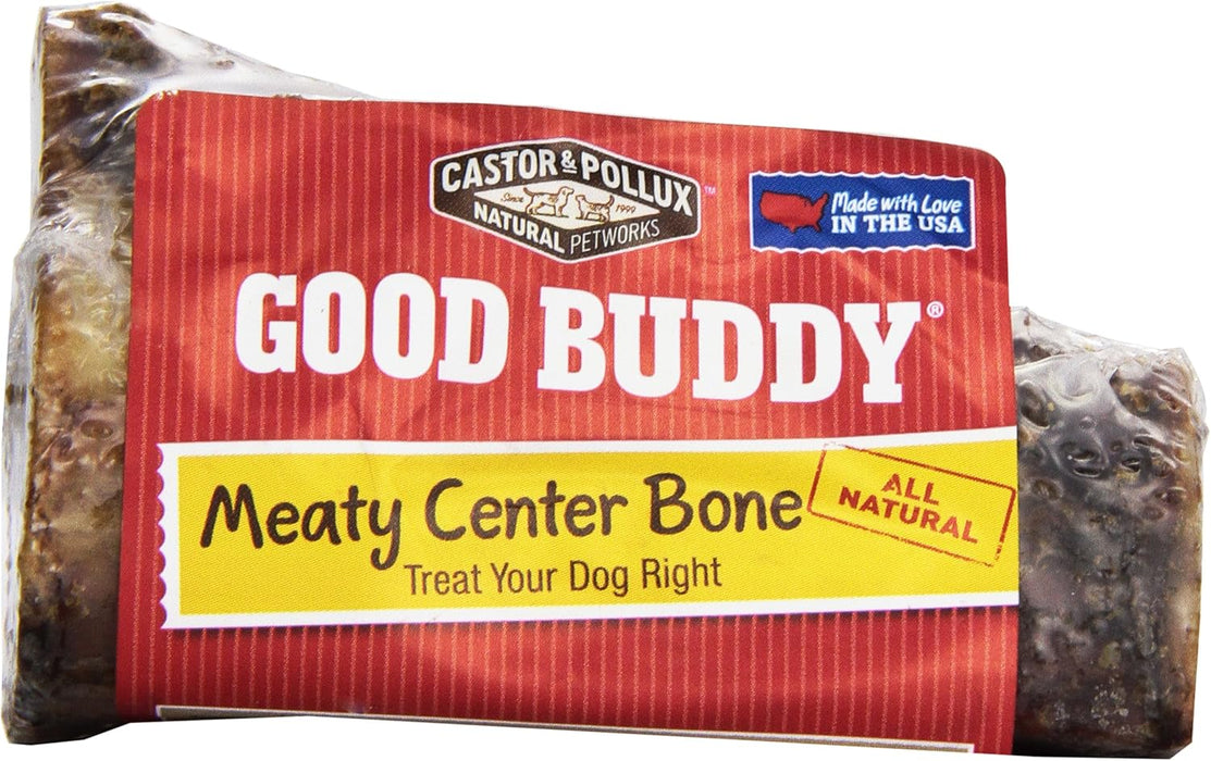 CASTOR & POLLUX: Dog Treat Meaty Center Bone 4 Inches, 1 ea