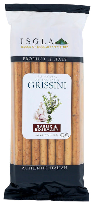 ISOLA: Garlic Rosemary Grissini, 220 gm