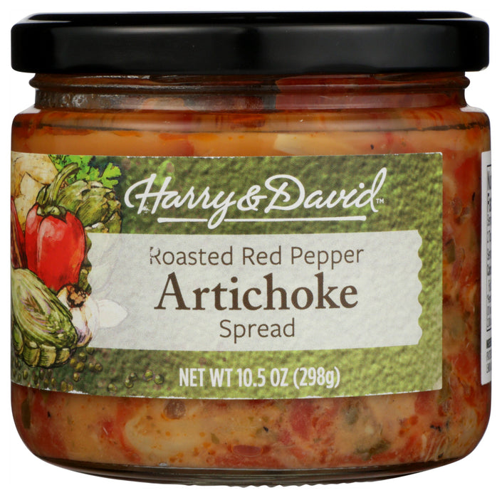 HARRY & DAVID: Roasted Red Pepper Artichoke Spread, 10.5 oz