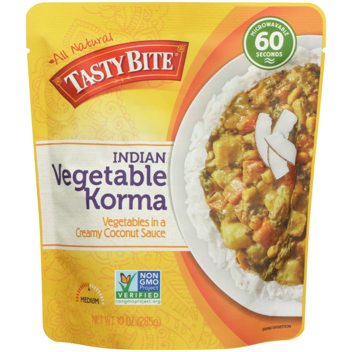 TASTY BITE: Vegetable Korma Entree, 10 oz